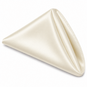 Ivory Satin Napkin