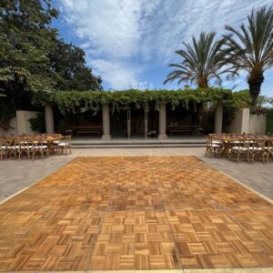 rustic dance floor rental san diego