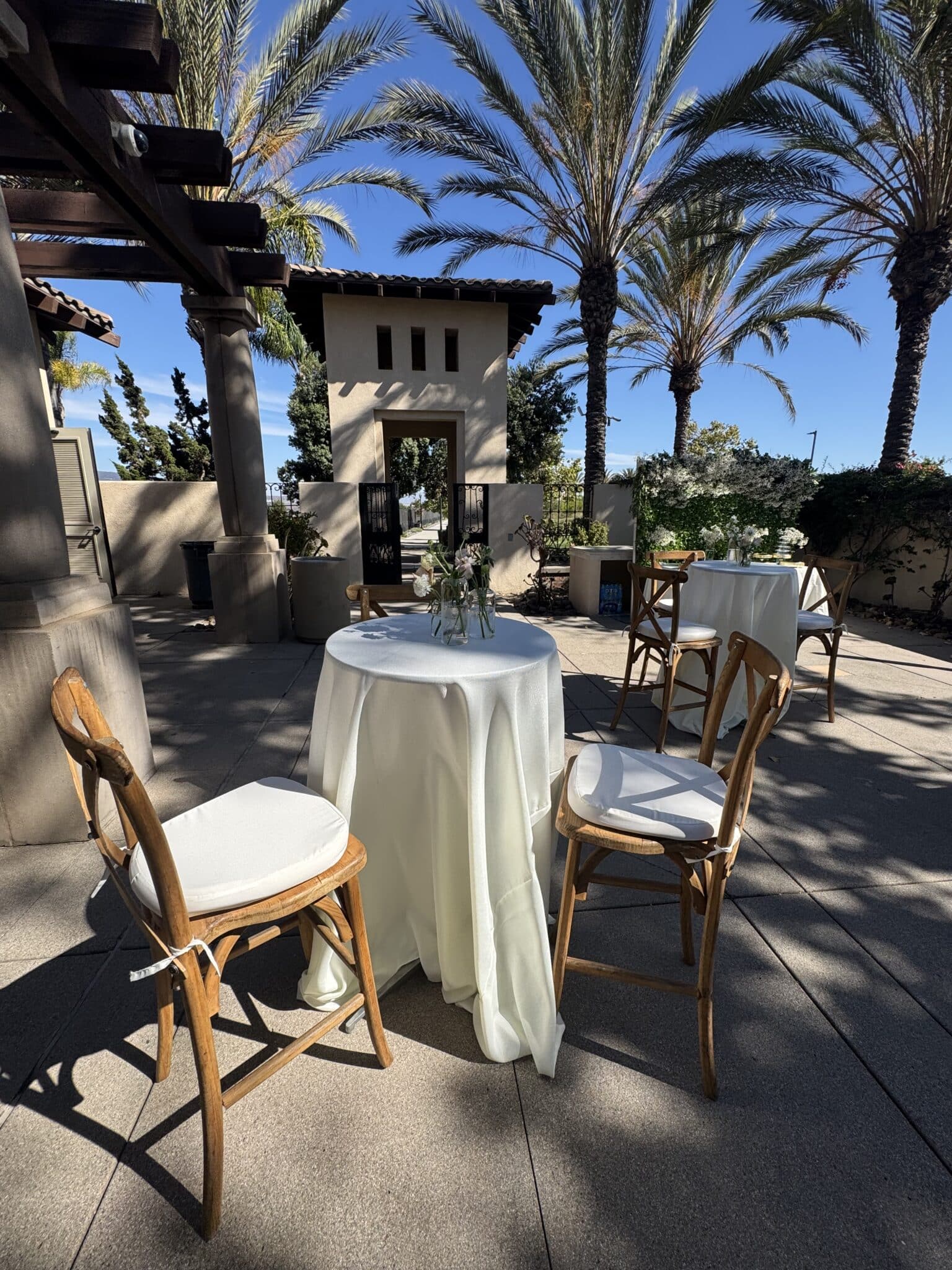Belly Bar tables and barstools rental San Diego