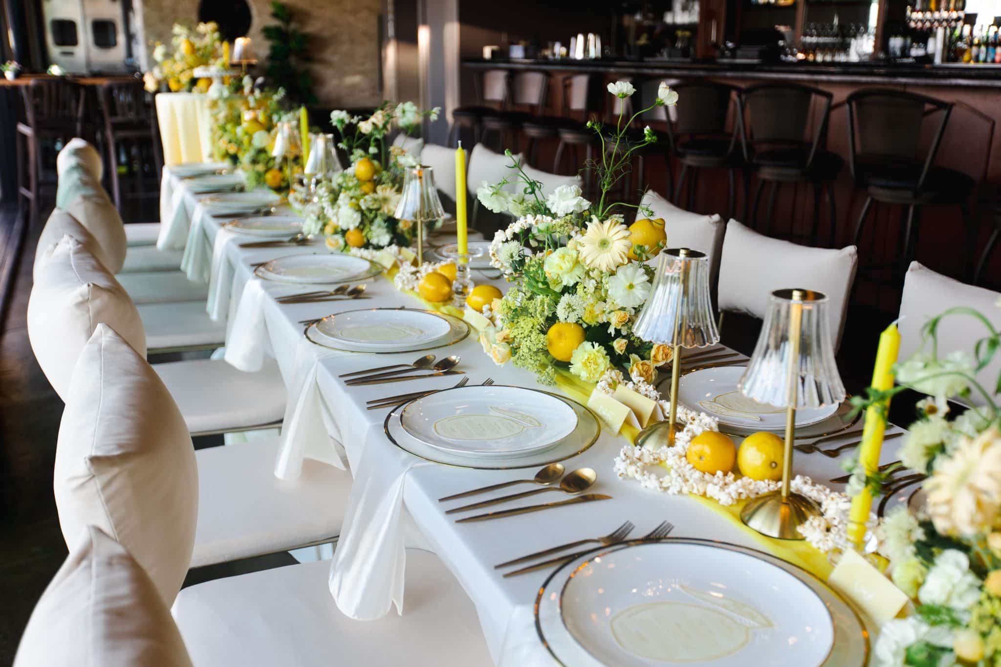 Premium Luxe Gold Package — real Fiesta Events setup